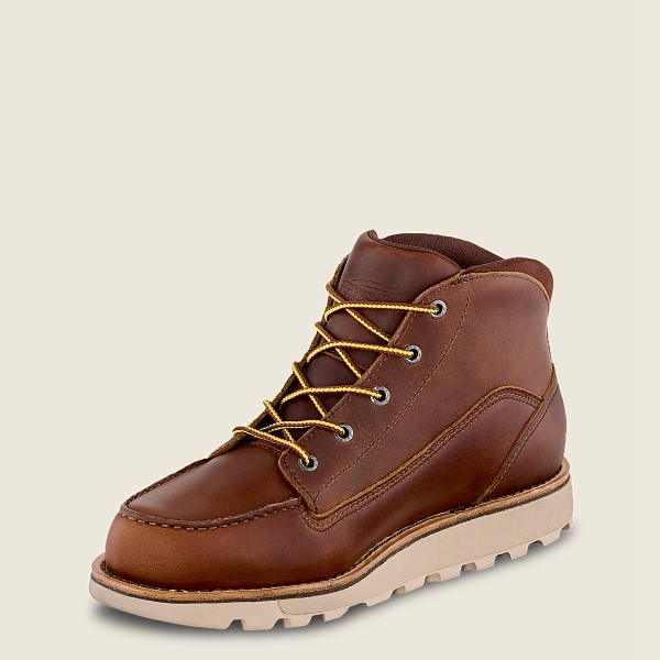 Red Wing Work Boots Traction Tred Lite - Waterproof Soft Toe Chukka - Brune - Herre 5980-TXCUJ